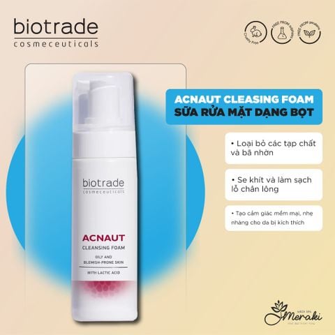  Sữa rửa mặt dạng bọt ACNE OUT FOAM 150ml [BIOTRADE] 