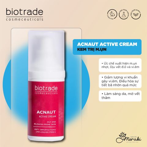  Kem giảm mụn Acne Out Active Cream 30ml [BIOTRADE] 
