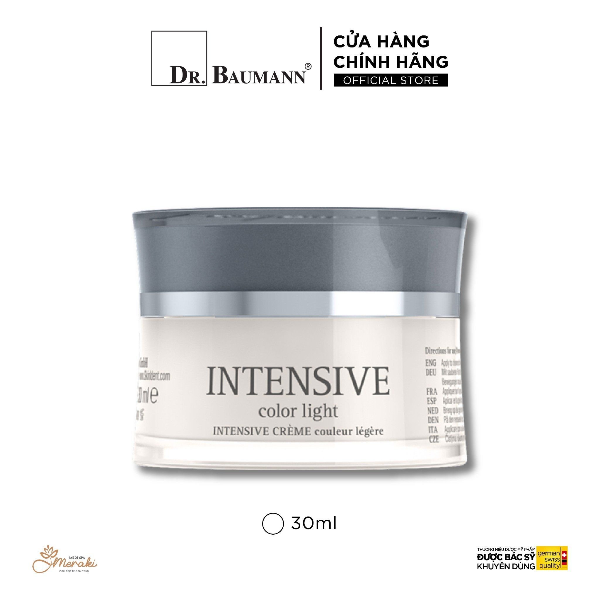  Kem Dưỡng Chuyên Sâu Có Màu INTENSIVE Color Light [DR.BAUMANN] 