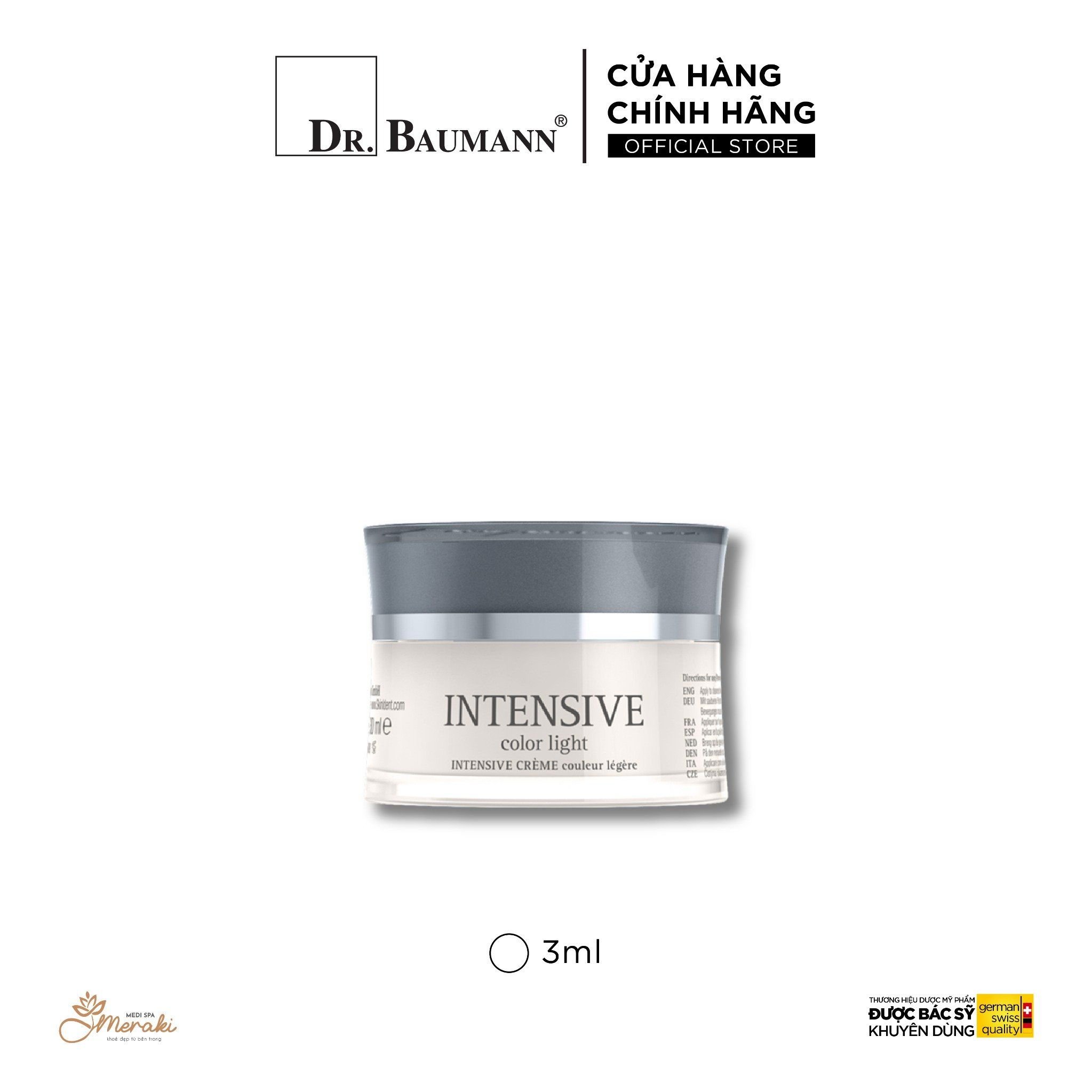  Kem Dưỡng Chuyên Sâu Có Màu INTENSIVE Color Light [DR.BAUMANN] 