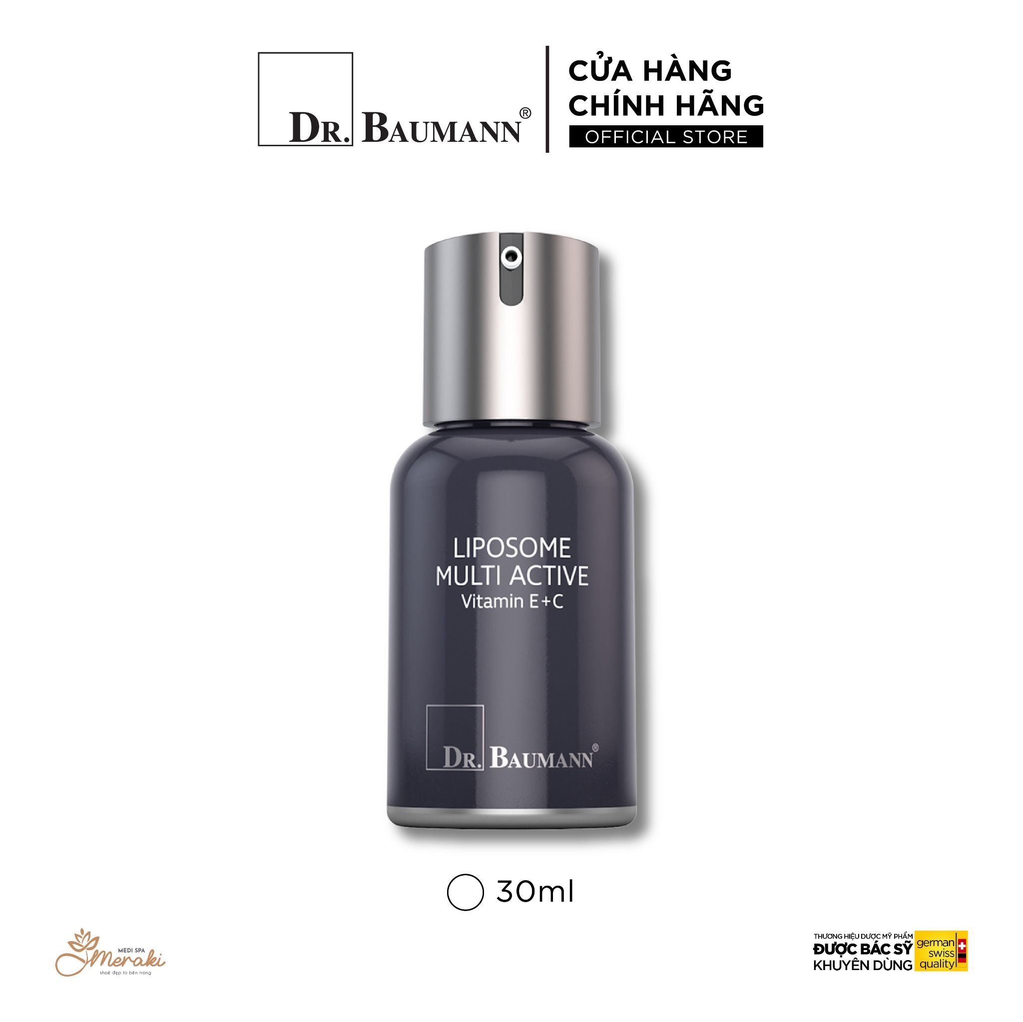  Liposome Bảo Vệ Da MULTI ACTIVE VITAMIN E+C [DR.BAUMANN] 