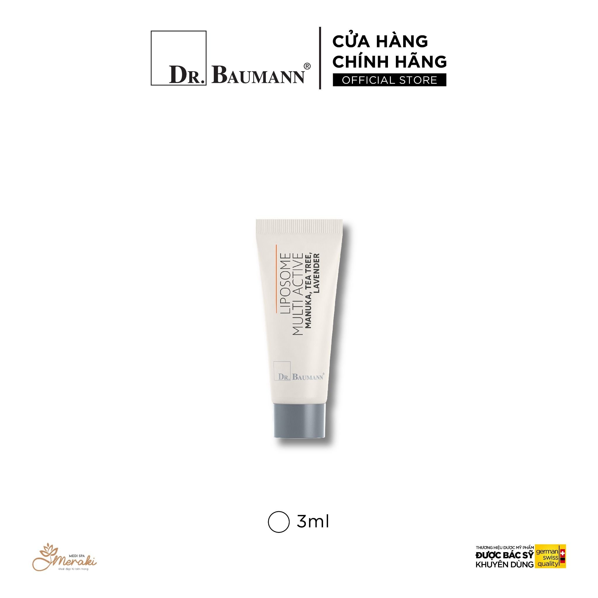  Liposome Kháng Mụn Trứng Cá MULTI ACTIVE MANUKA, TEA TREE, LAVENDER [DR.BAUMANN] 