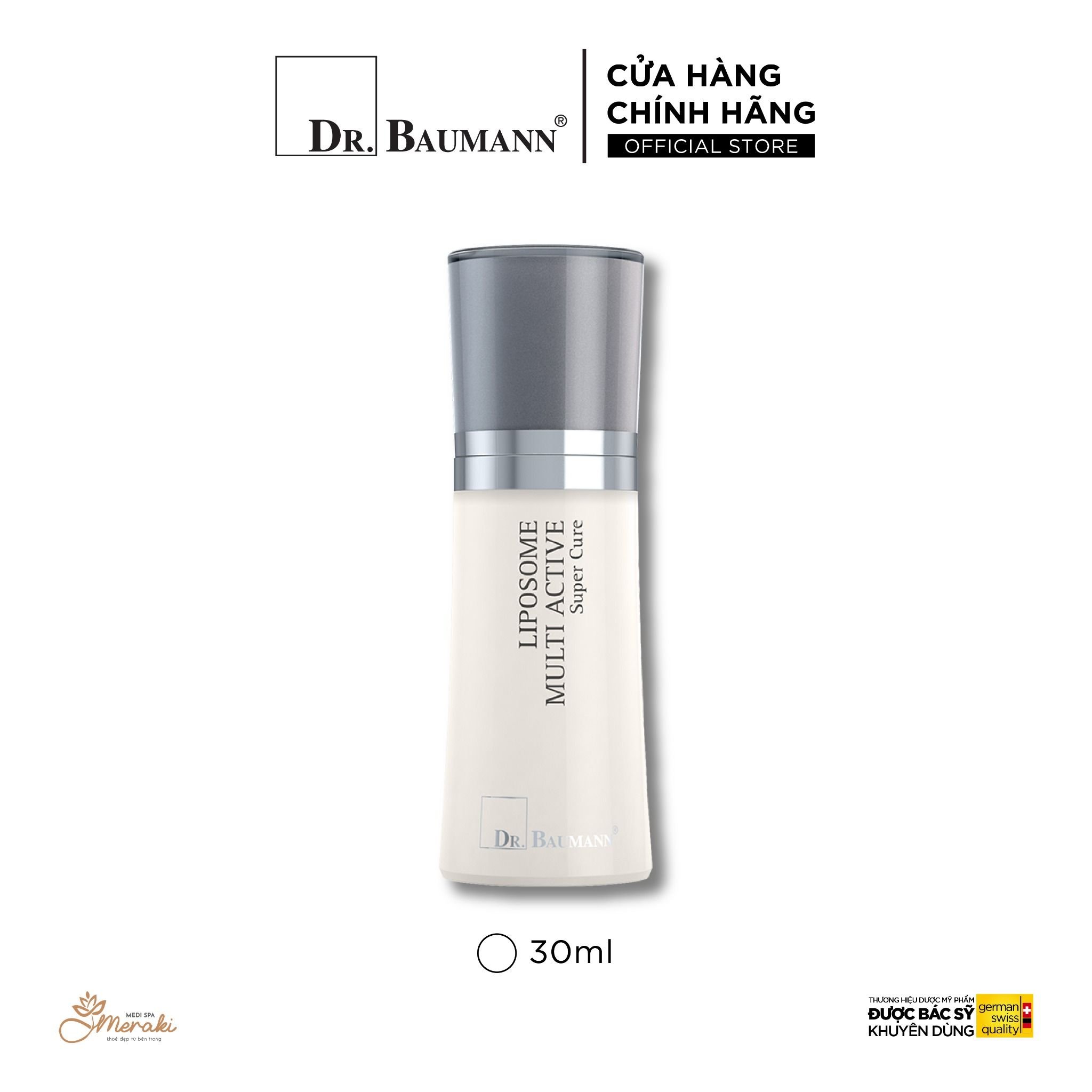  Liposome Siêu Tinh Chất Đa Tầng MULTI ACTIVE SUPER CURE [DR.BAUMANN] 