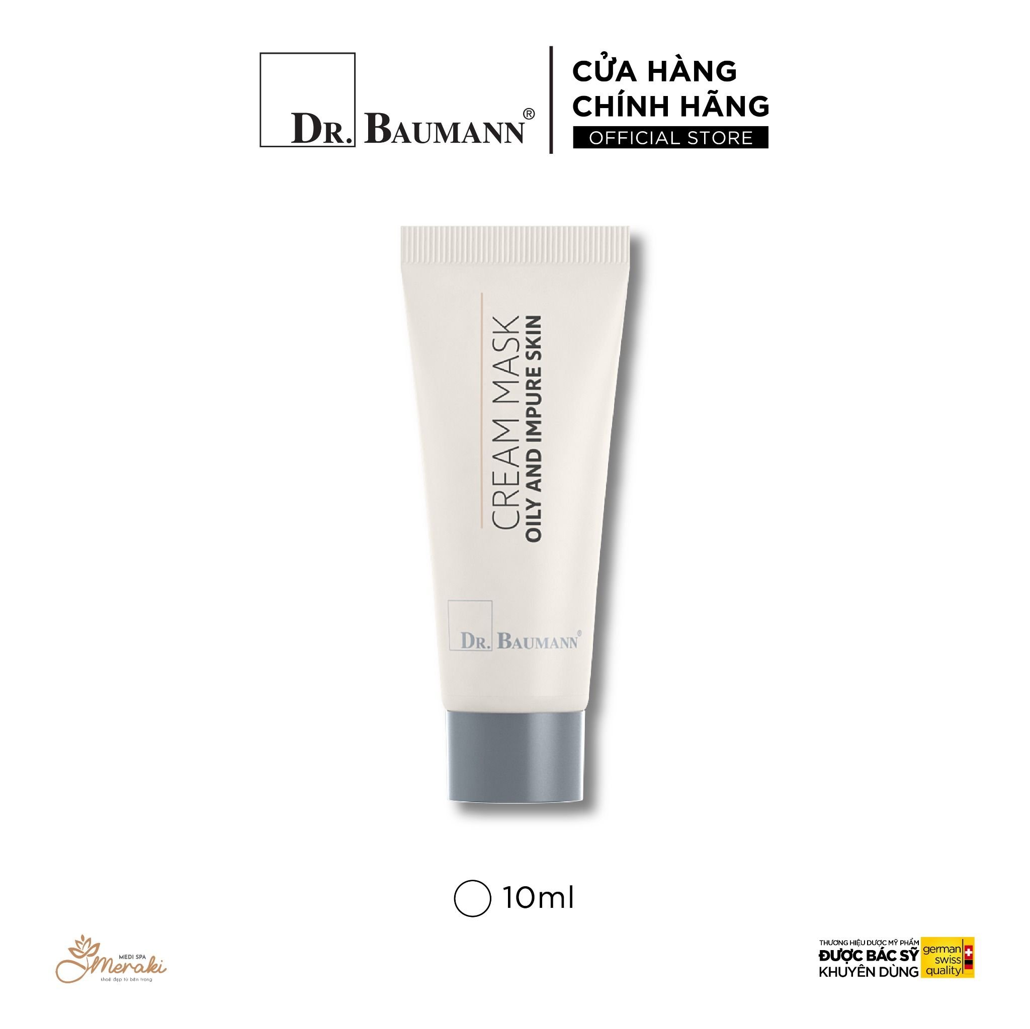  Mặt Nạ CREAM MASK Cho Da Dầu Hoặc Da Mụn [DR.BAUMANN] 