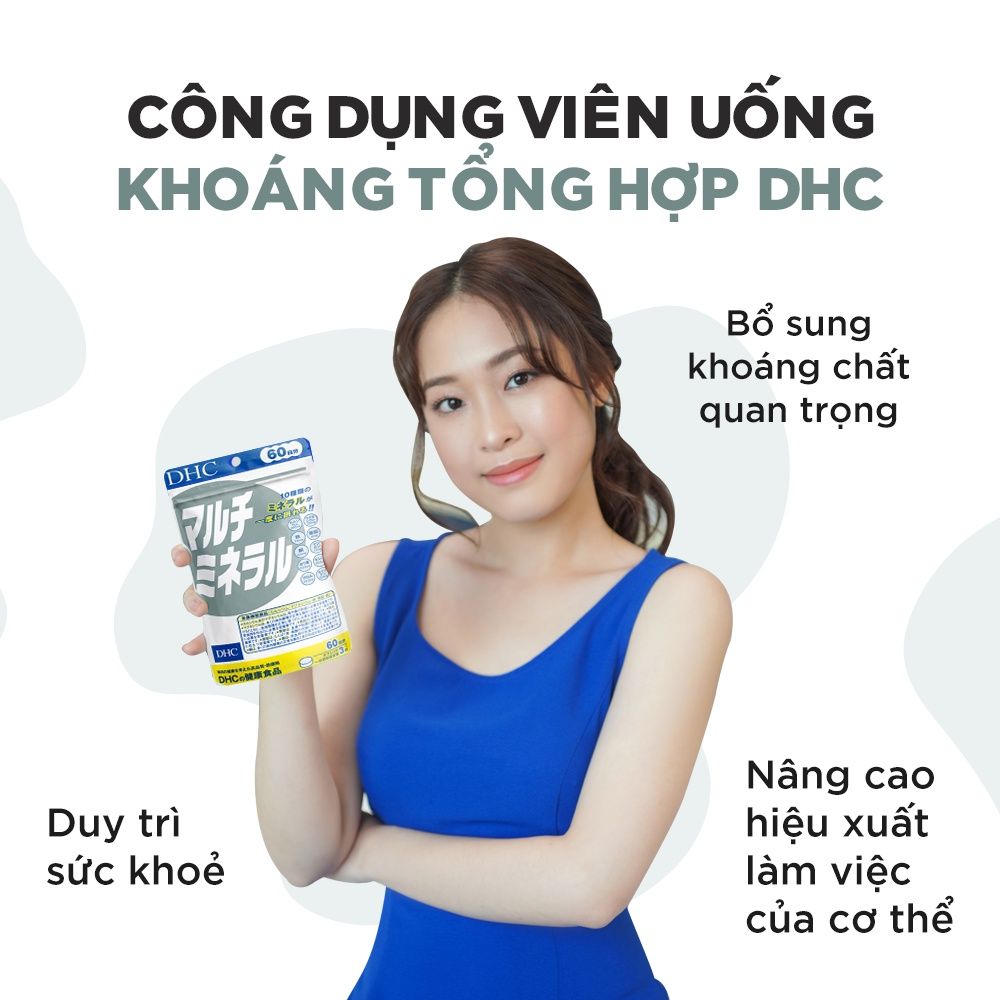  Viên uống Khoáng tổng hợp DHC (New) Bổ sung 10 loại khoáng chất gói 90 viên (30 ngày) và gói 270 viên (90 ngày) [DHC] 