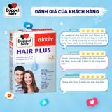  [TPCN Nhập Khẩu] Viên uống Chống Rụng Tóc và Kích Thích Mọc Tóc Doppelherz Aktiv Hair Plus (Hộp 30 viên) [DOPPELHERZ] 