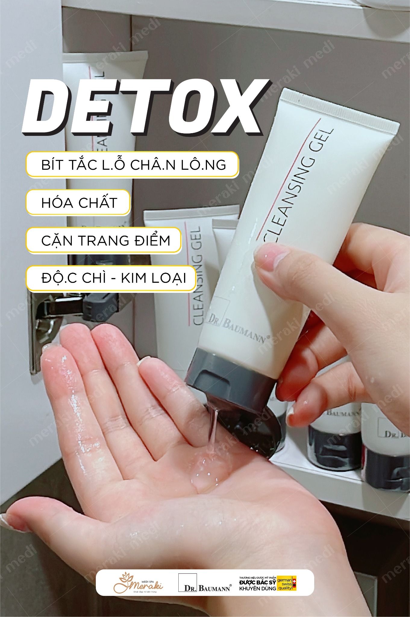  Gel Rửa Mặt Cho Mọi Loại Da CLEANSING GEL [DR.BAUMANN] 