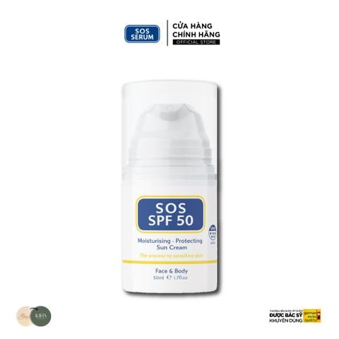  [SOS SERUM] Kem chống nắng Vật lý bảo vệ da SOS SPF 50 