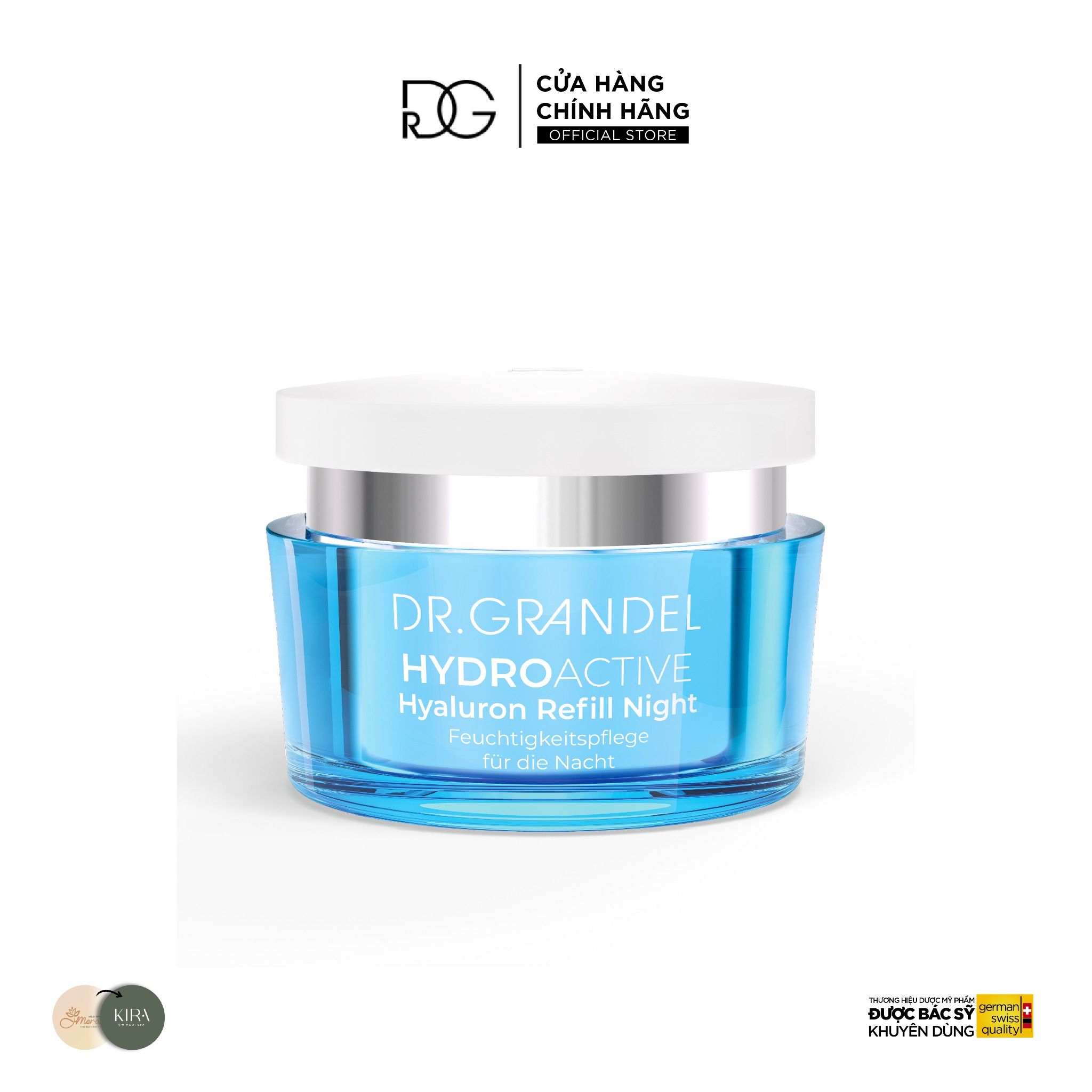  [DR.GRANDEL] Kem dưỡng chống lão hóa Hyaluron Refill Night 50ml Dr.Grandel Đức 