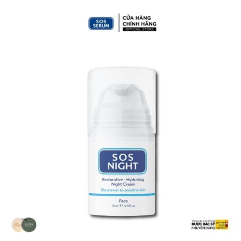  [SOS SERUM] Kem dưỡng da ban đêm phục hồi, tái tạo SOS NIGHT 