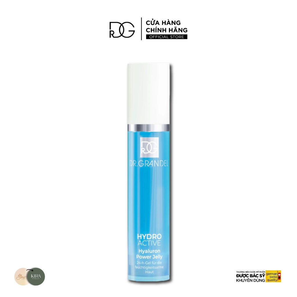  [DR.GRANDEL] Gel Dưỡng 24h Cấp Ẩm, Làm Mát tức thì cho Da Khô rát Dr. Grandel Hyaluron Power Jelly 50ml 