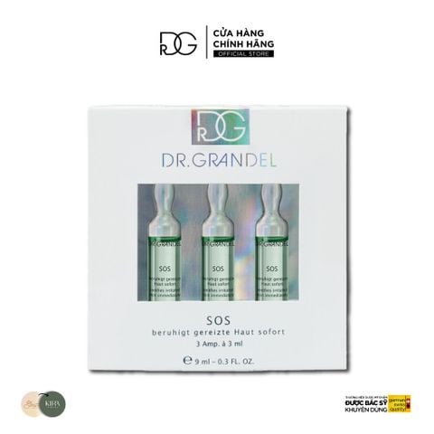  [DR.GRANDEL] Tinh Chất Cấp Cứu Làn Da, Giảm Kích Ứng Tức Thì Dr. Grandel Ampoules Selection SOS 9ml 