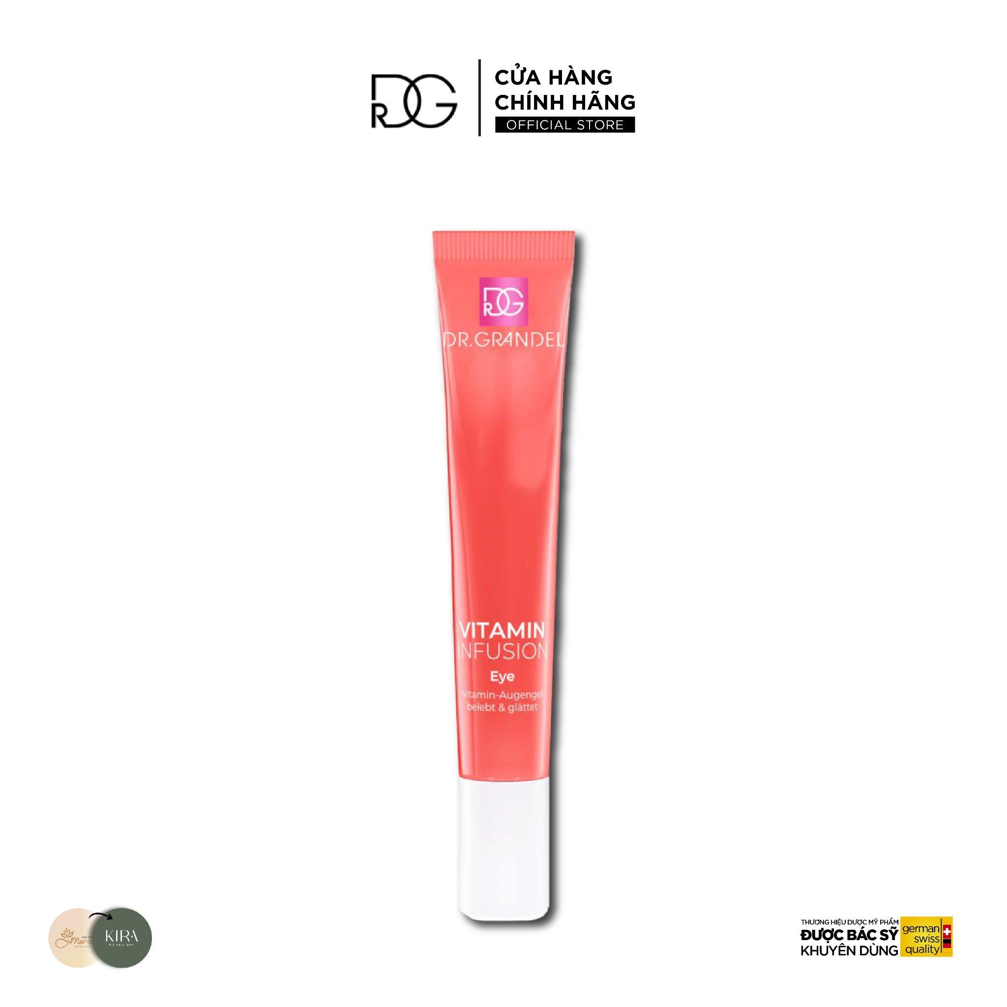  [DR.GRANDEL] Kem Dưỡng Mắt Bổ Sung Vitamin Giảm Bọng Mắt, Quầng Thâm và Nếp Nhắn Dr. Grandel Vitamin Infusion Eye 20ml 