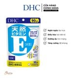  Viên uống bổ sung Vitamin E DHC Nhật Bản gói 30 viên (30 ngày) và gói 90 viên (90 ngày) [DHC] 