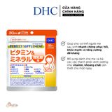  Viên uống DHC Perfect Supplement Vitamins & Minerals for Nursing Support – Bổ Sung DHA Và Vitamin Cho Cơ Thể 30 ngày [DHC] 