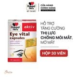  [TPCN Nhập Khẩu] Viên uống tăng cường thị lực, chống mỏi mắt Doppelherz Aktiv Eye Vital Capsules (Hộp 30 viên) [DOPPELHERZ] 