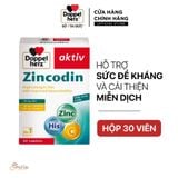  [TPCN Nhập Khẩu] Viên uống bổ sung kẽm và hỗ trợ tăng cường sức đề kháng Doppelherz Zincodin (Hộp 30 viên) [DOPPELHERZ] 