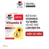  [TPCN Nhập Khẩu] Viên uống bổ sung Vitamin E, làm chậm quá trình lão hóa Doppelherz Activ Vitamin E (Hộp 30v) [DOPPELHERZ] 