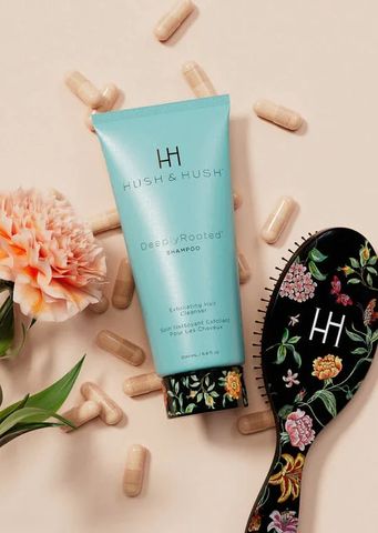  Dầu Gội Làm Sạch Sâu Và Nuôi Dưỡng Da Đầu – HUSH & HUSH DeeplyRooted Shampoo 200ml [HUSH & HUSH] 