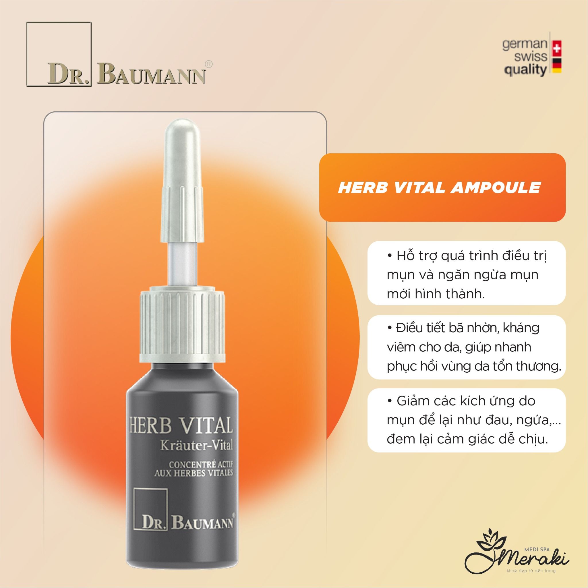  Tinh Chất HERB VITAL AMPOULE 7ml [DR.BAUMANN] 
