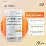  Viên Uống Bổ Sung Omega3 FOOD SUPPLEMENT OMEGA-3 60 Viên [DR.BAUMANN] 