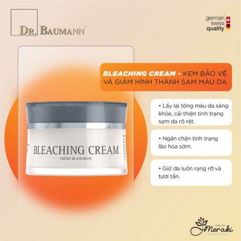  Kem Bảo Vệ Và Giảm Hình Thành Sạm Màu Da BLEACHING CREAM [DR.BAUMANN] 