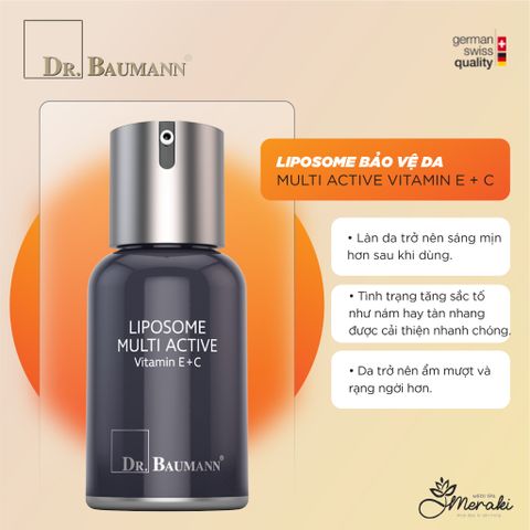  Liposome Bảo Vệ Da MULTI ACTIVE VITAMIN E+C [DR.BAUMANN] 