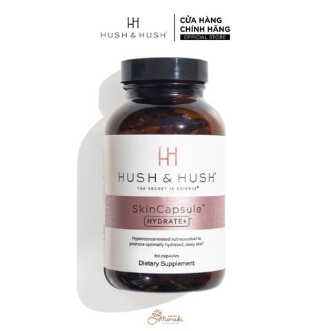  Skincapsule Hydrate+ Viên Uống Cấp Nước Cho Da Khô, Da Thiếu Nước [HUSH & HUSH] 