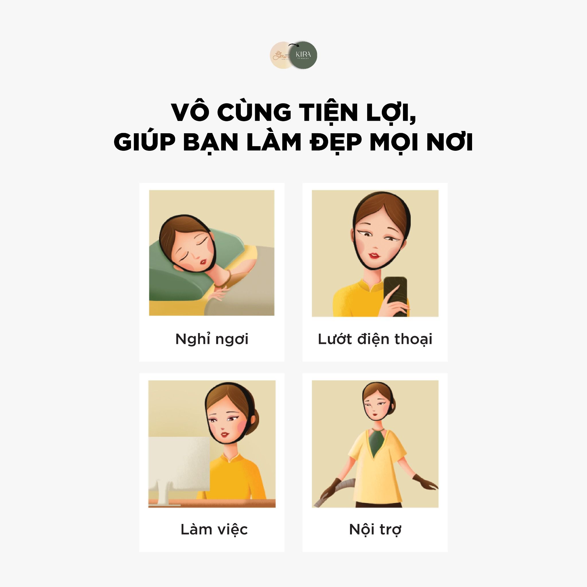  Đai Vlift Kogao - Hỗ trợ thon gọn mặt tại nhà từ Nhật Bản [KIRA] 