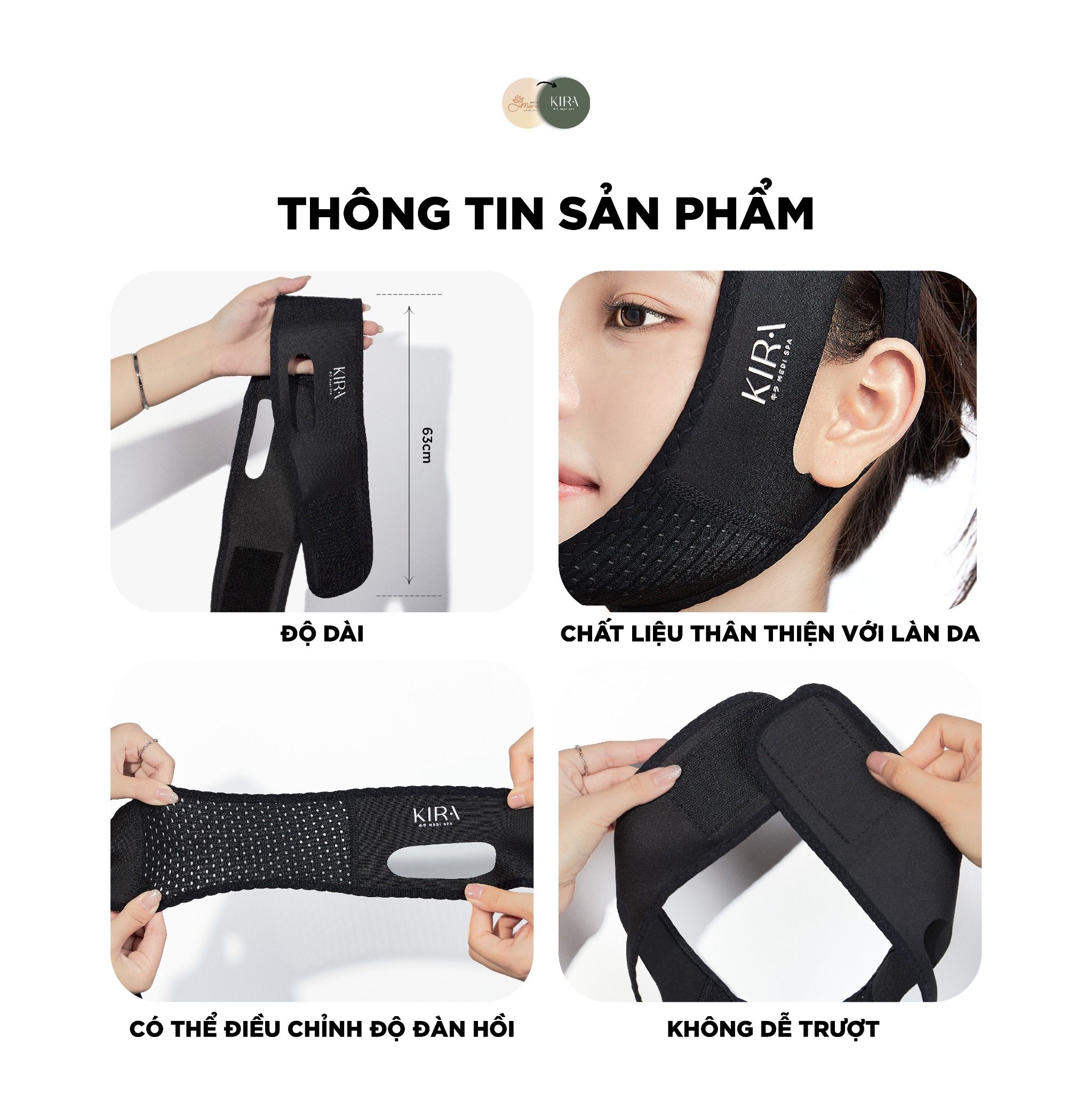  Đai Vlift Kogao - Hỗ trợ thon gọn mặt tại nhà từ Nhật Bản [KIRA] 