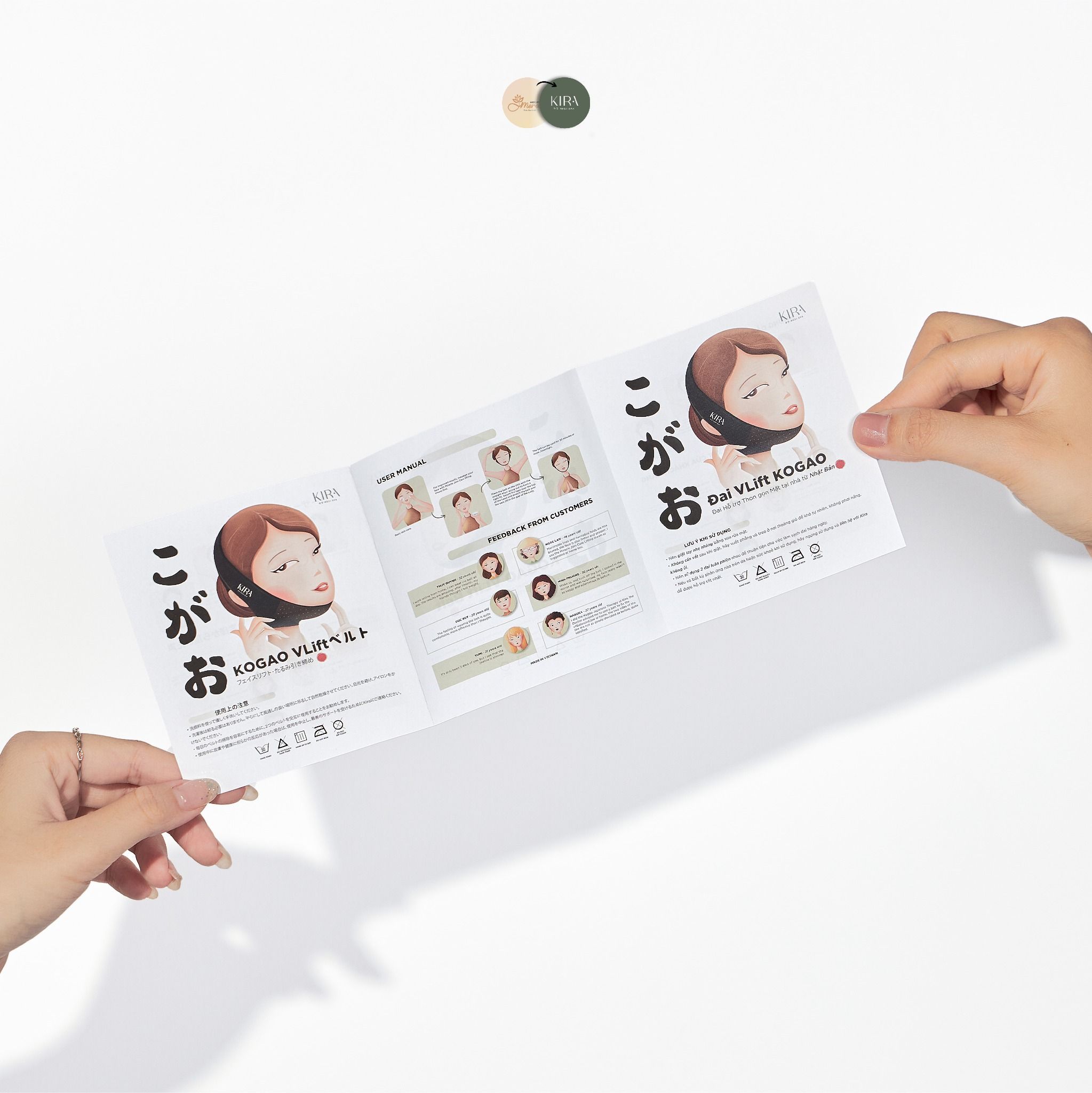  Đai Vlift Kogao - Hỗ trợ thon gọn mặt tại nhà từ Nhật Bản [KIRA] 