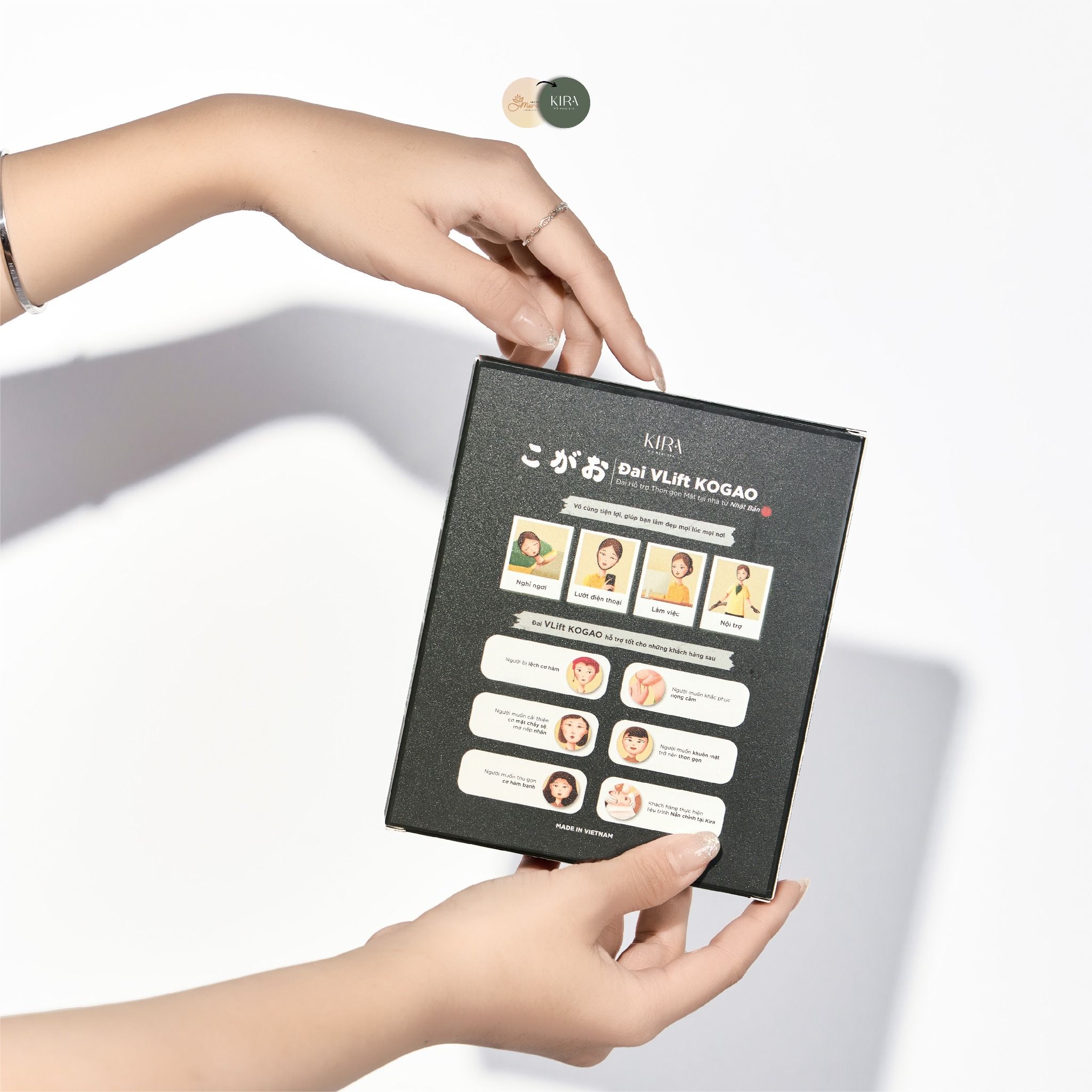  Đai Vlift Kogao - Hỗ trợ thon gọn mặt tại nhà từ Nhật Bản [KIRA] 
