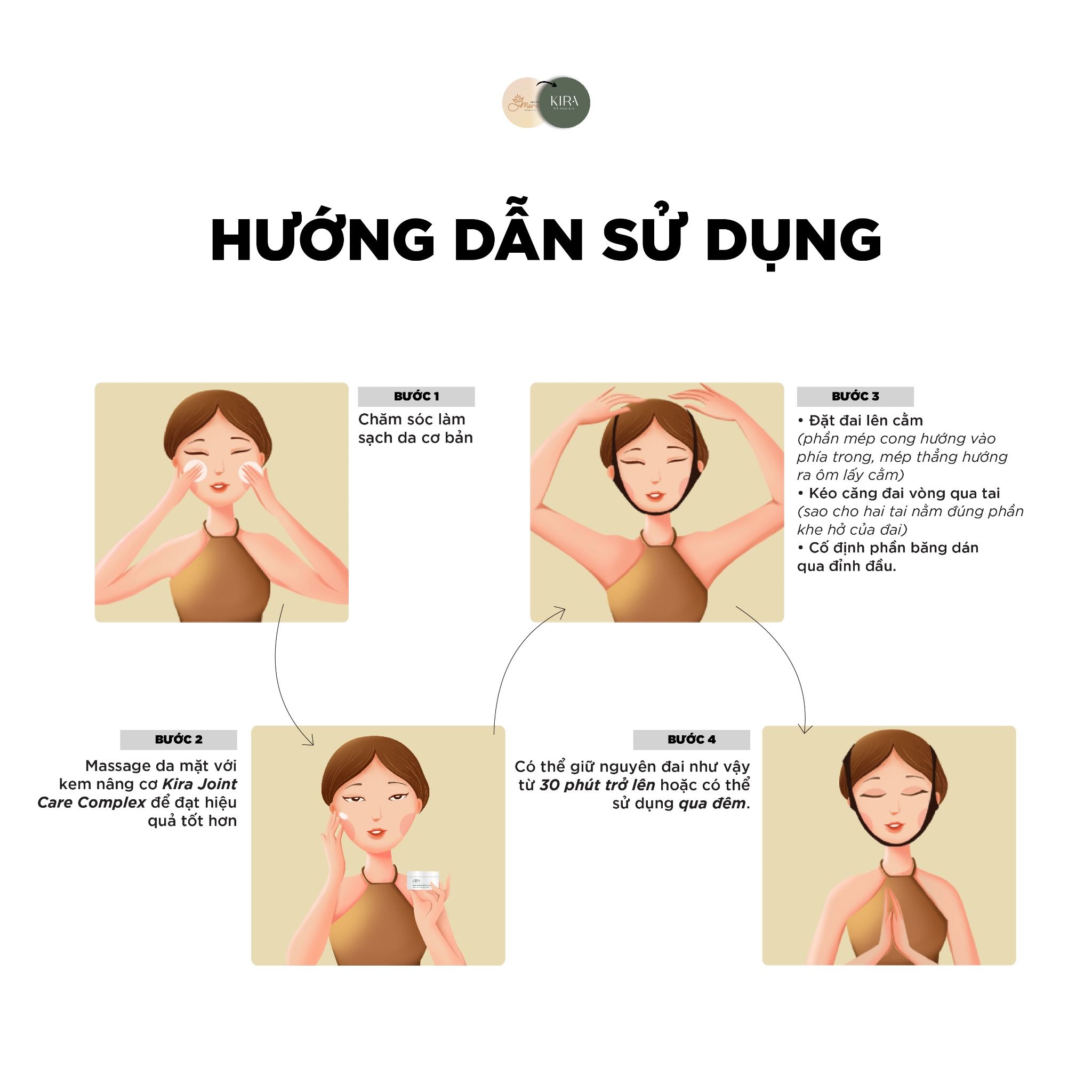  Đai Vlift Kogao - Hỗ trợ thon gọn mặt tại nhà từ Nhật Bản [KIRA] 