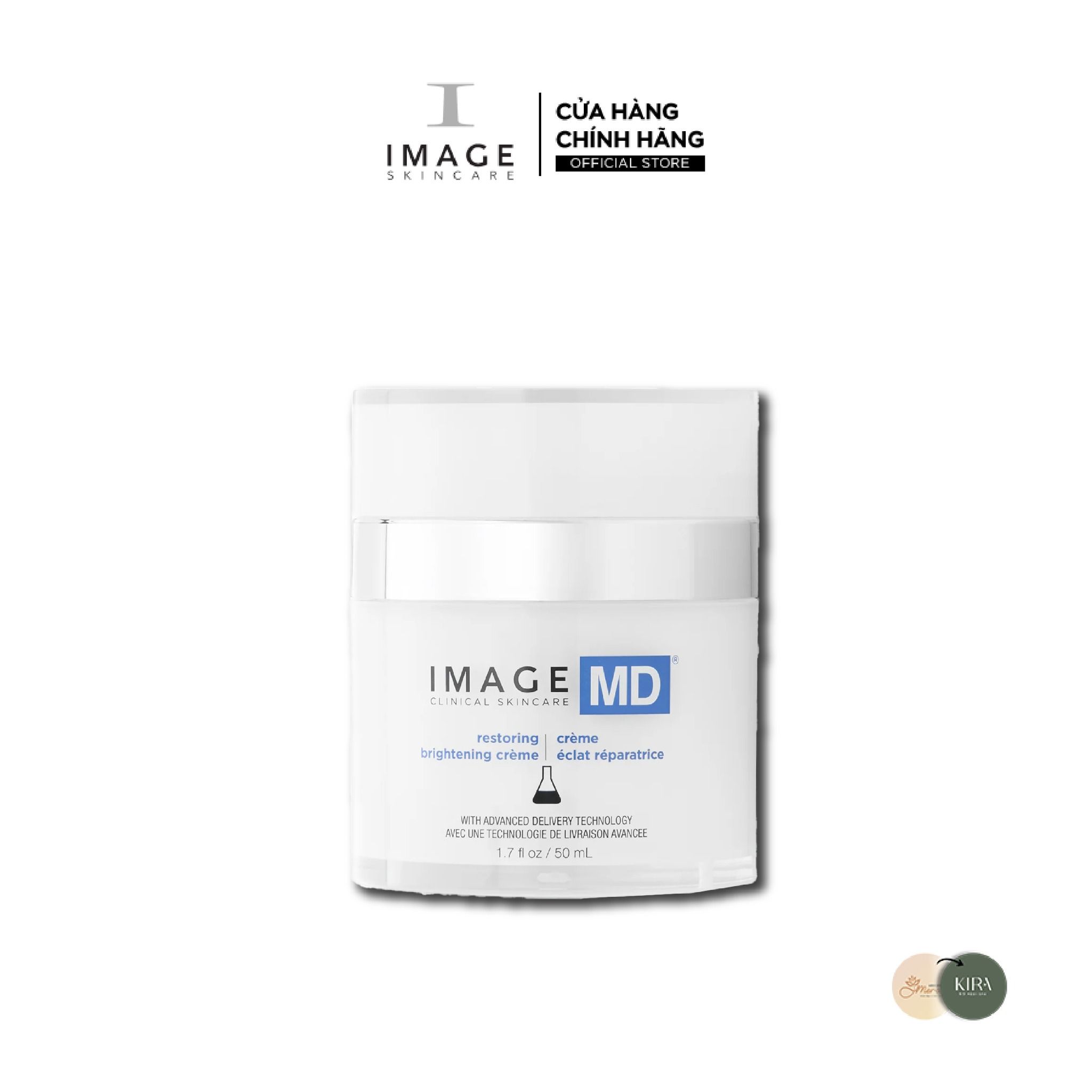  Kem Làm Sáng Da Và Mờ Nám Công Nghệ ADT IMAGE MD Restoring Brightening Crème 50ml [IMAGE] 