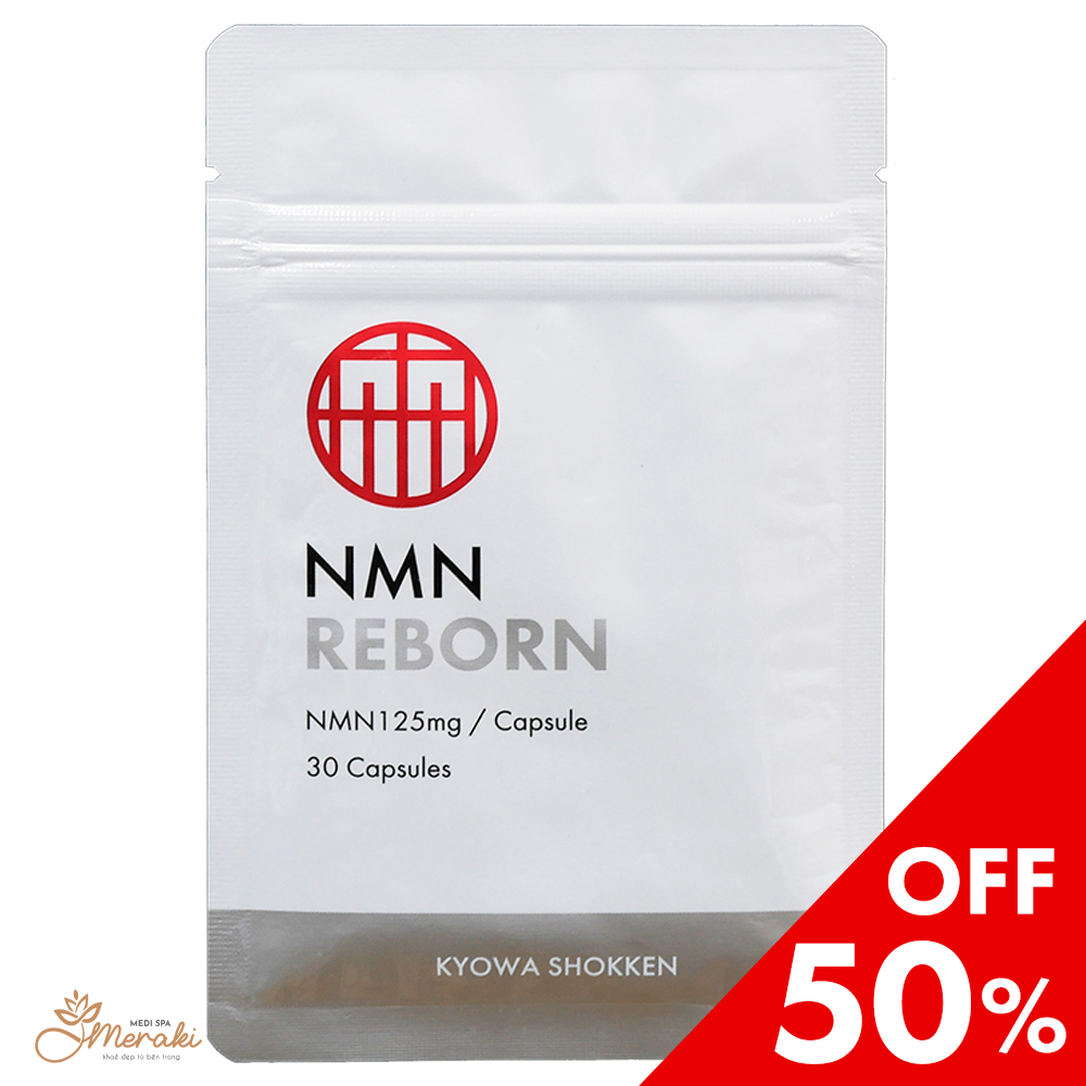  Thực phẩm bổ sung NMN REBORN - Thực phẩm bổ sung nội địa Made in Japan30 Days [NMN] 