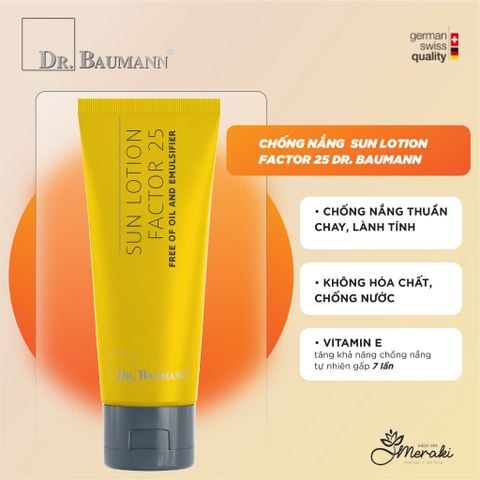  Chống Nắng Sun Lotion Factor 25 [DR.BAUMANN] 