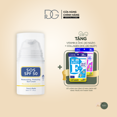  [SOS SERUM] Kem chống nắng Vật lý bảo vệ da SOS SPF 50 