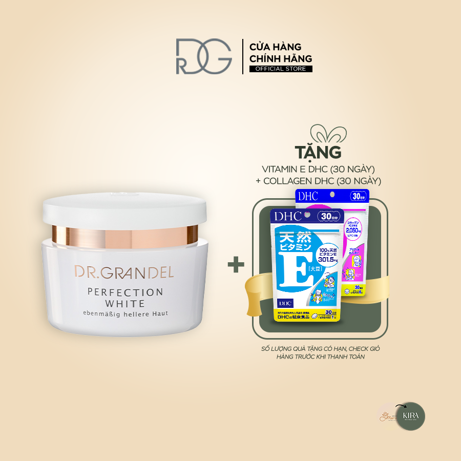  [DR.GRANDEL] Kem siêu dưỡng trắng trị nám PERFECTION WHITE 50ml Dr.Grandel Đức 