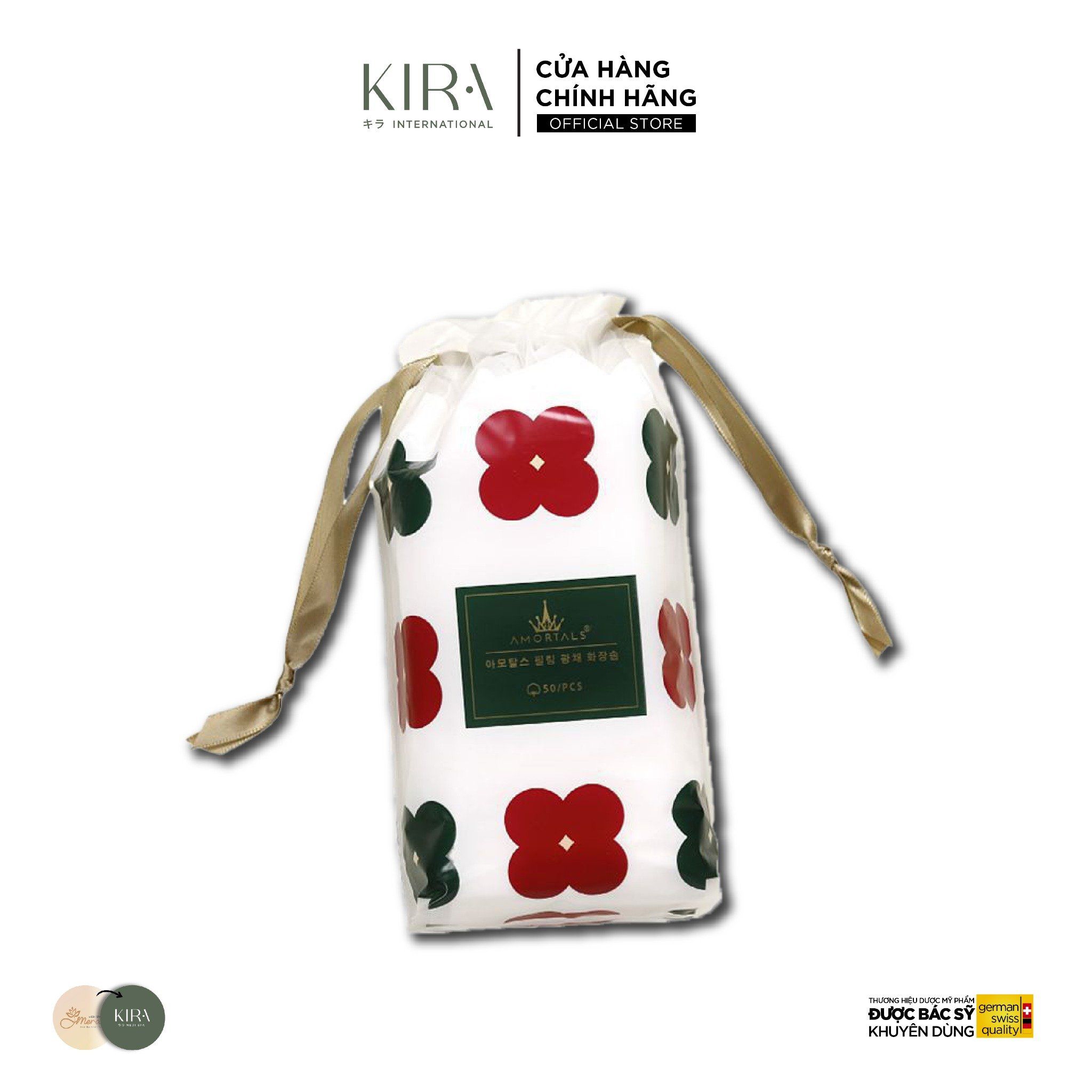  Bông Tẩy Trang Cotton mềm mịn dành cho mọi loại da - Gói 50 miếng [MERAKI MEDI] 