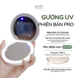  Gương cầm tay có camera UV công nghệ FENCHILIN soi kem chống nắng giúp theo dõi hiệu quả (TẶNG KÈM THẺ ĐO UV) 