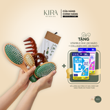  Lược Gỡ rối, Massage, Tránh Rụng Tóc - Tóc Mây Má Đào - KIRA GUASHA 
