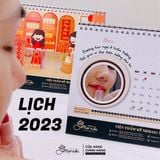  Lịch Để Bàn 2023 Có lịch âm - Lịch Có Gương - Lịch 2023 có Note - Lịch đánh dấu ngày lễ quan trọng trong năm 