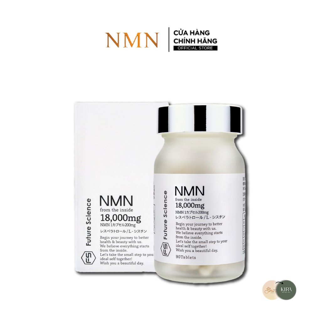  [COMBO 3 Tháng] NMN Resveratrol L-Cystine 90 viên 