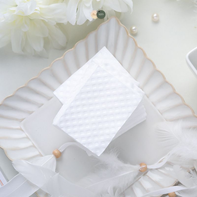  Bông Tẩy Trang Cotton mềm mịn dành cho mọi loại da - Gói 50 miếng [MERAKI MEDI] 