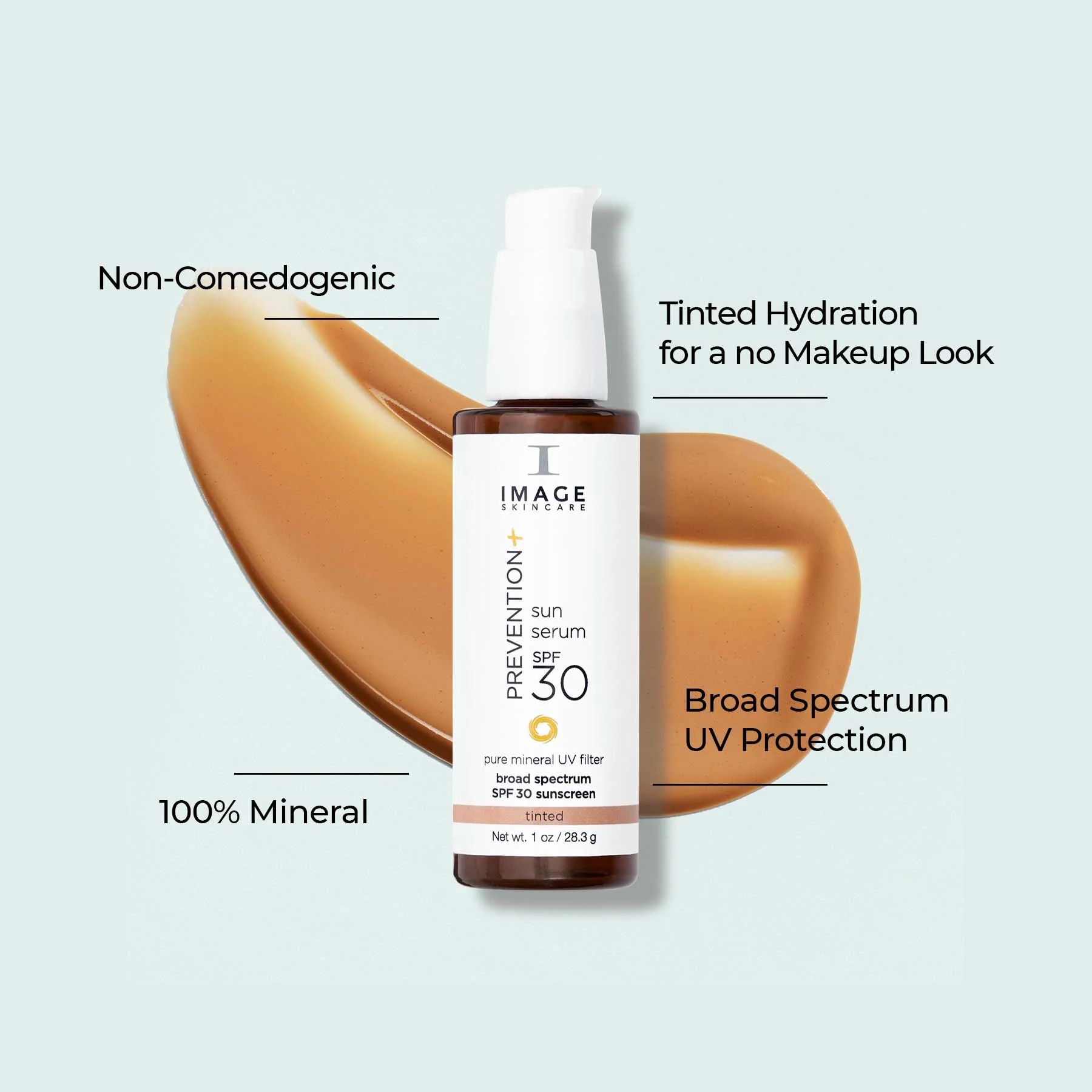  SERUM CHỐNG NẮNG HỖ TRỢ CHE KHUYẾT ĐIỂM – PREVENTION+ SUN SERUM SPF 30 TINTED [IMAGE] 
