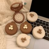  Lược Gương bỏ túi tặng kèm Charm Gấu [MERAKI MEDI] 