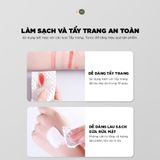 Bông Tẩy Trang Cotton mềm mịn dành cho mọi loại da - Gói 50 miếng [MERAKI MEDI] 