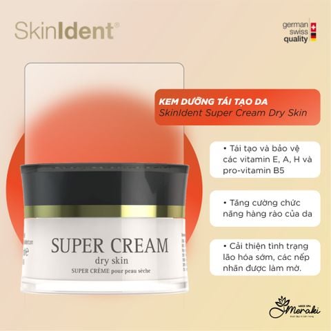  Siêu Kem Dưỡng Tái Tạo Da Super Cream Dry Skin 30ml [SKINIDENT] 