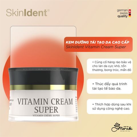  Siêu Kem Dưỡng Tái Tạo Da SkinIdent Vitamin Cream Super 30ml [SKINIDENT] 