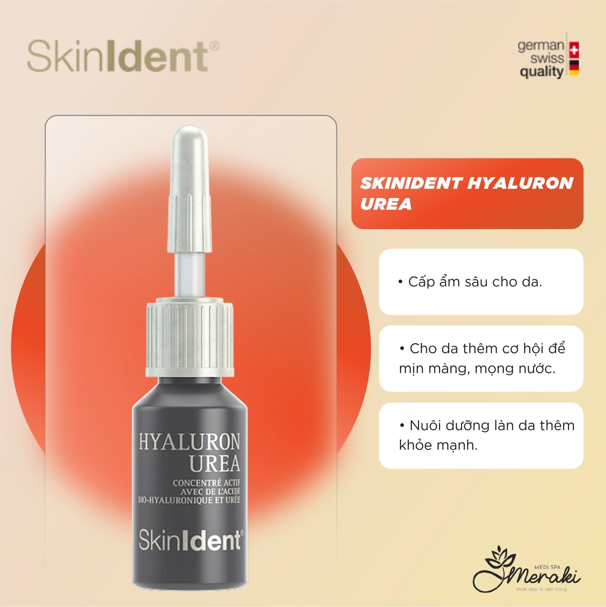  Tinh chất HA siêu ẩm SKINIDENT HYALURON UREA [SKINIDENT] 
